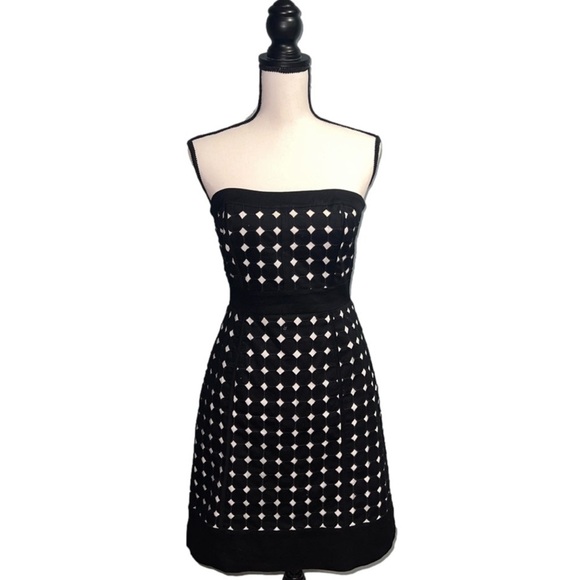 White House Black Market Dresses & Skirts - White house black market- Polka dot strapless dress